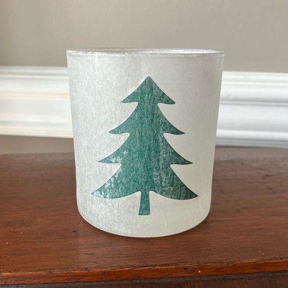 Crate&Barrel S/3 Holiday Glass Votive Candle Holders - Picture 3 of 5